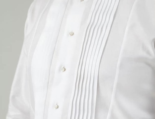 Bespoke dinner jacket shirt for the festive occasion